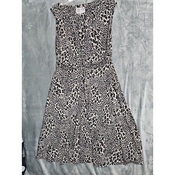 Julian Taylor New York Sleeveless Womens 14 animal print fit and flare - Picture 1 of 10